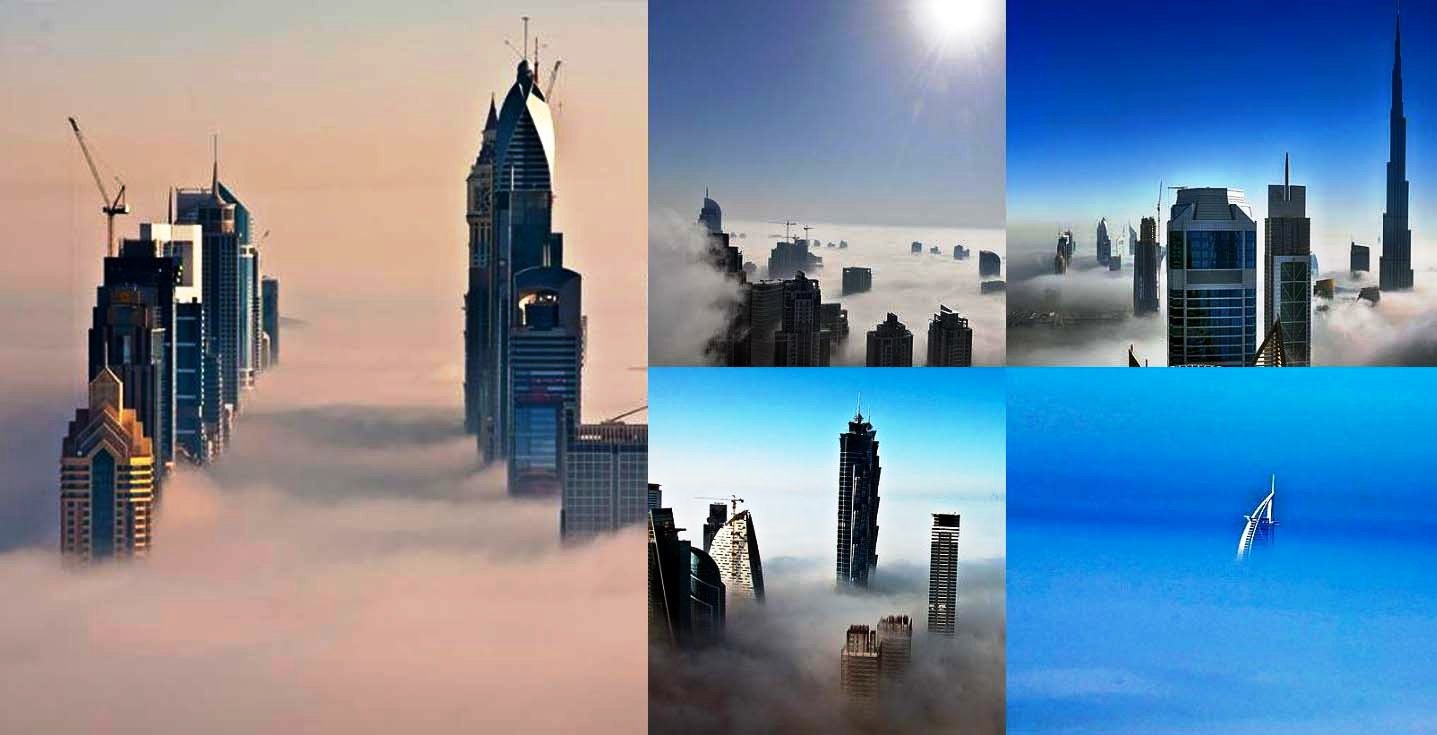 Dubai Berselimut Kabut, Bagai Berada di Galaksi Lain
